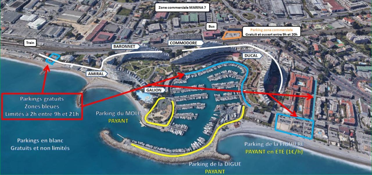 Venus - Climatise - Marina Baie Des Anges Διαμέρισμα Villeneuve-Loubet Εξωτερικό φωτογραφία